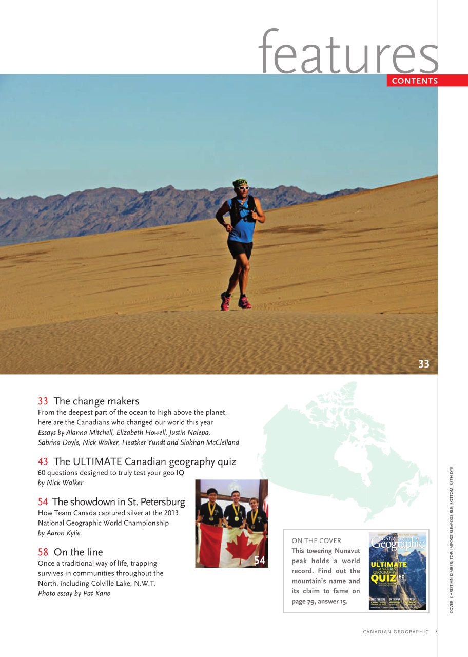 Canadian Geographic Preview Pages