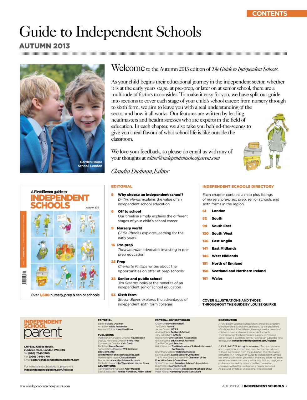 Independent School Parent Preview Pages