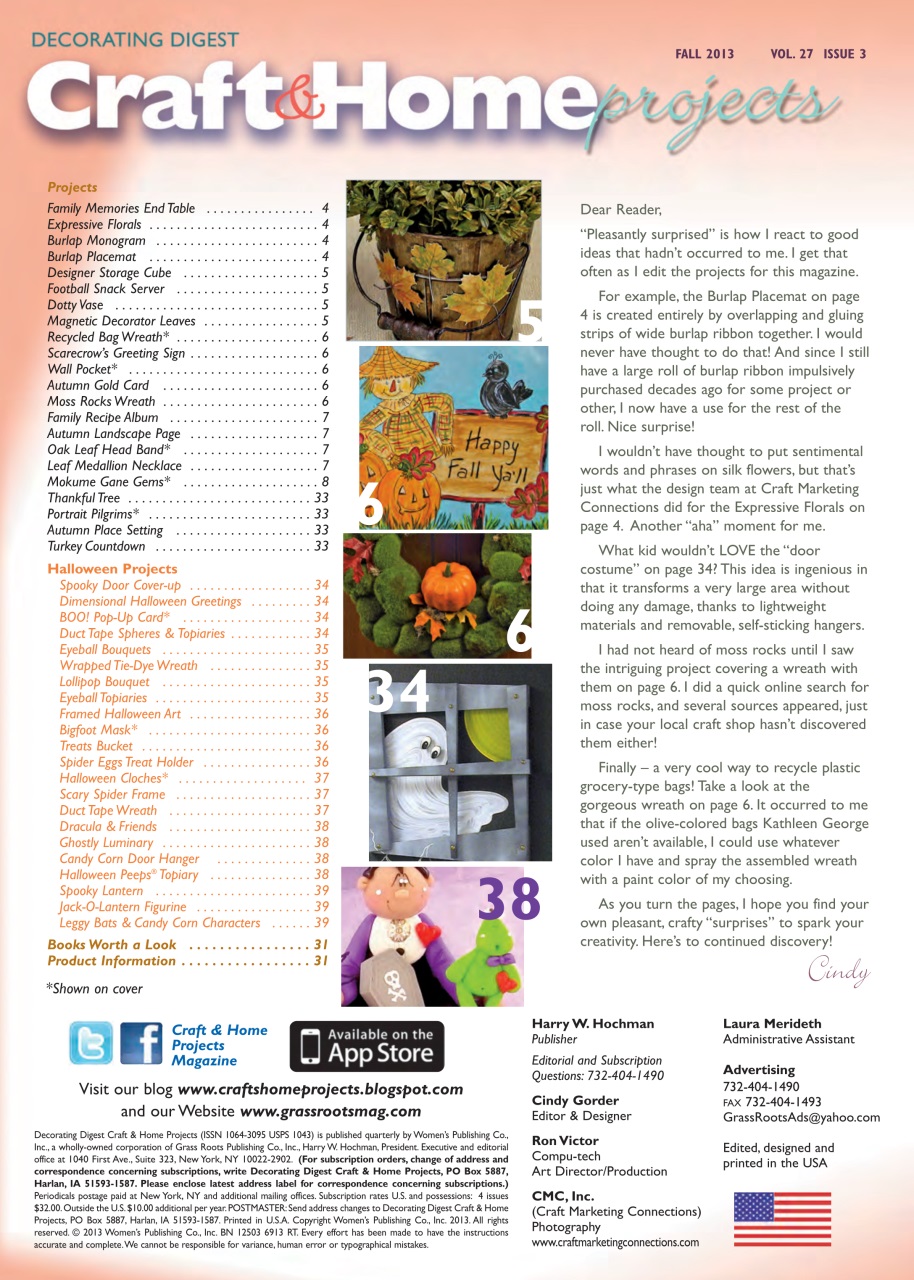 Craft & Home Projects Preview Pages