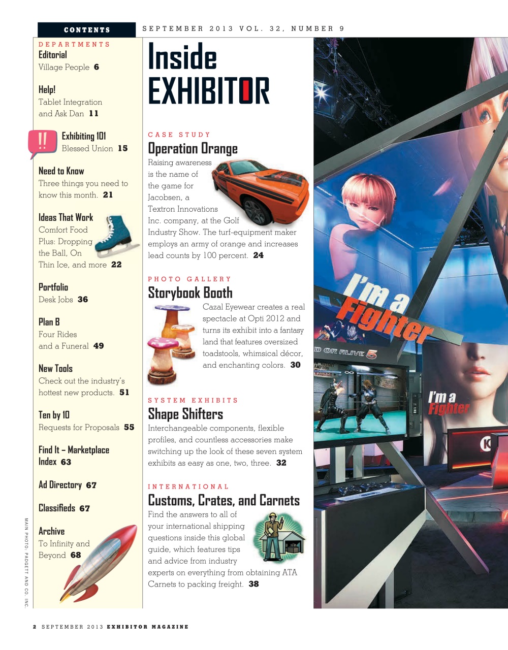 EXHIBITOR Magazine Preview Pages