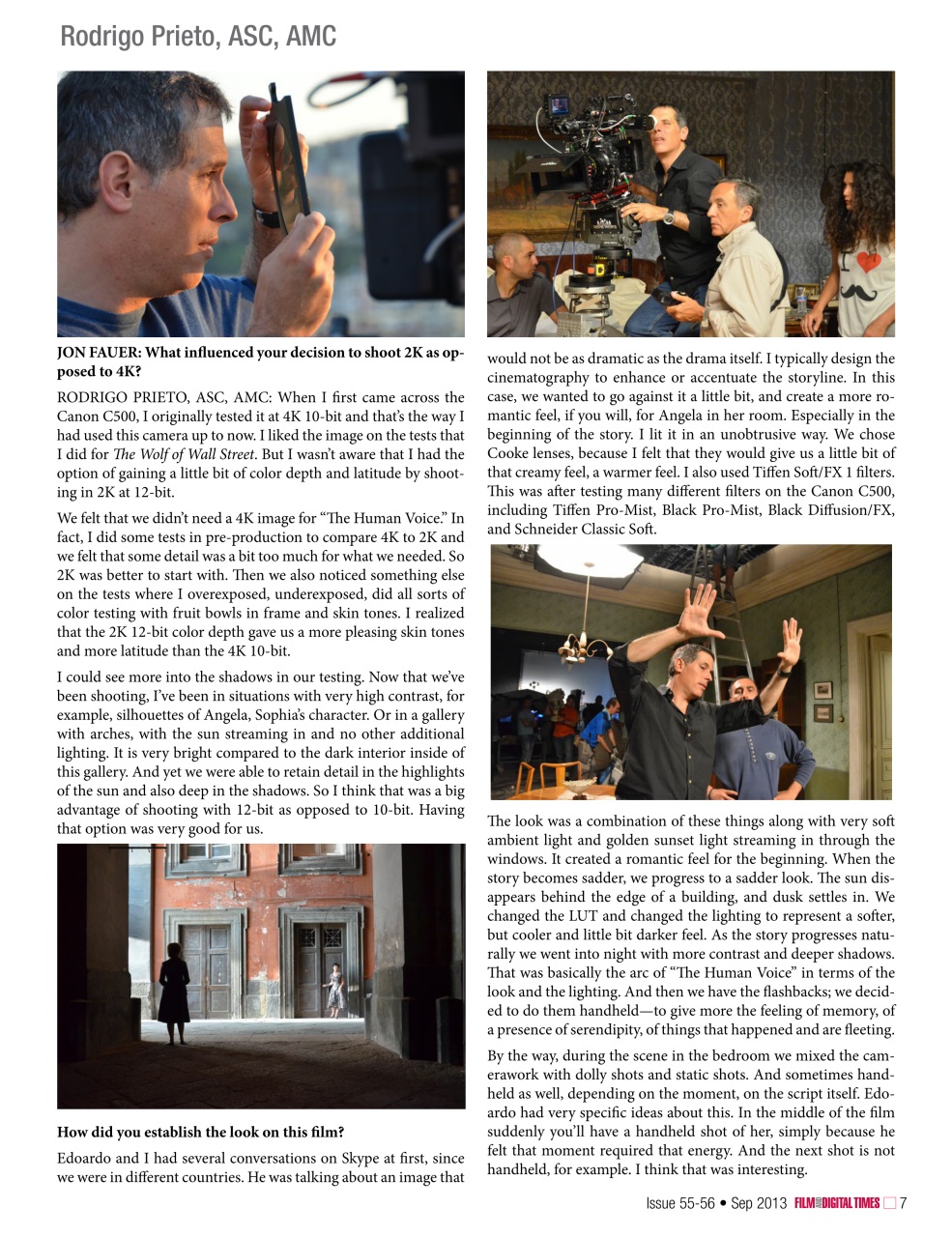 Film and Digital Times Preview Pages