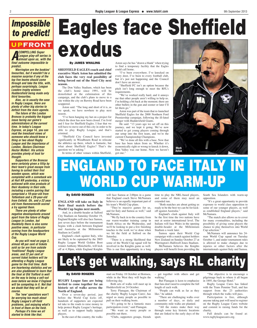 League Express Preview Pages