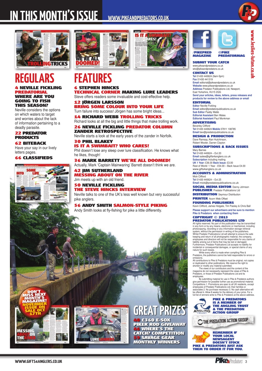 Pike & Predators Preview Pages