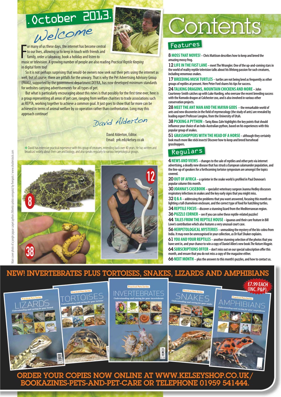 Practical Reptile Keeping Preview Pages