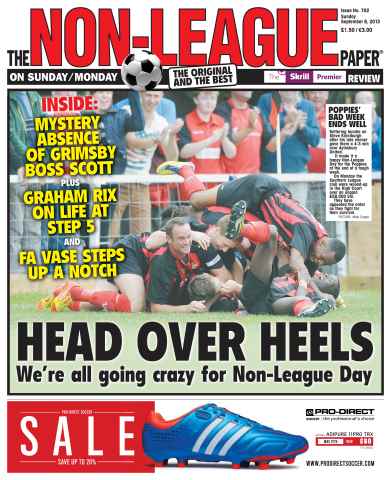 The Non-League Football Paper issue Sunday 8th September 2013