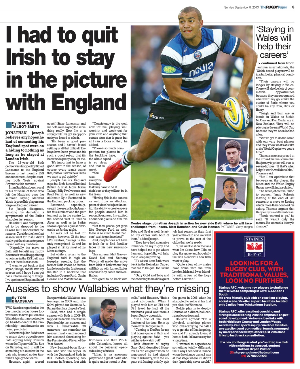 The Rugby Paper Preview Pages