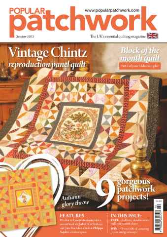 Popular Patchwork Magazine issue October 2013