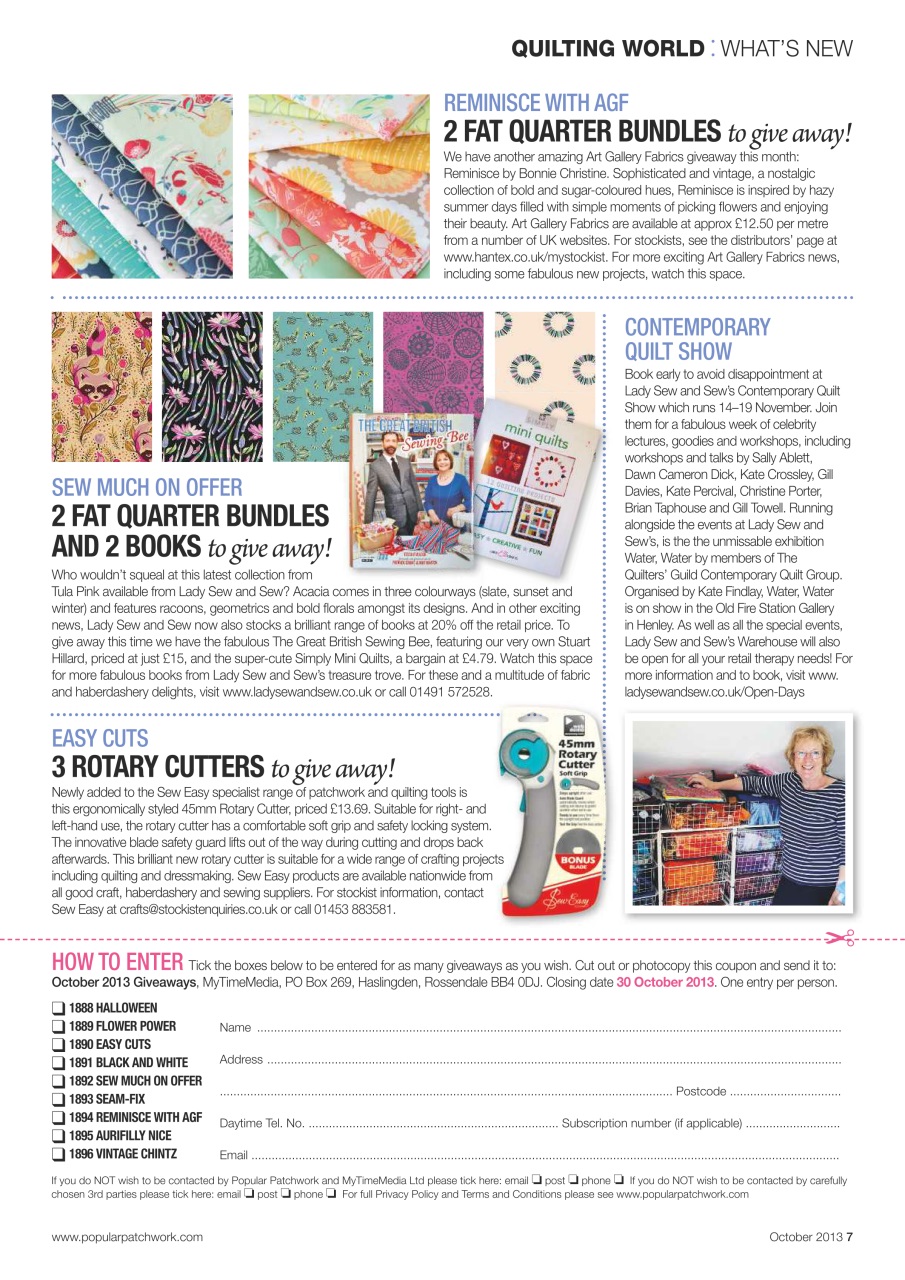 Popular Patchwork Magazine Preview Pages