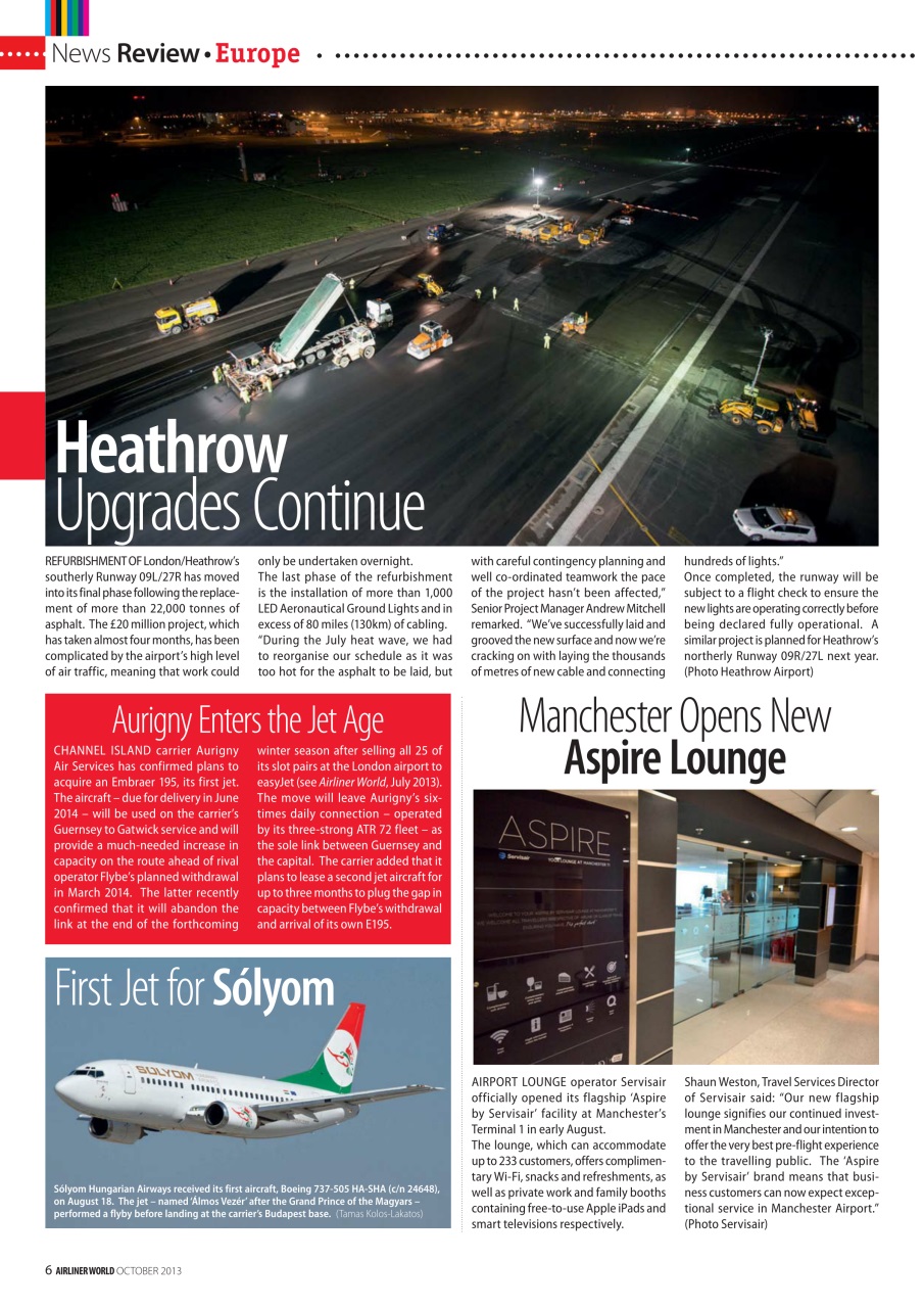 Airliner World Preview Pages