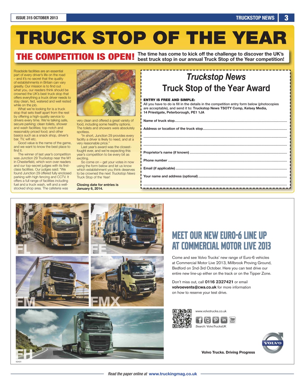 Truckstop News Preview Pages