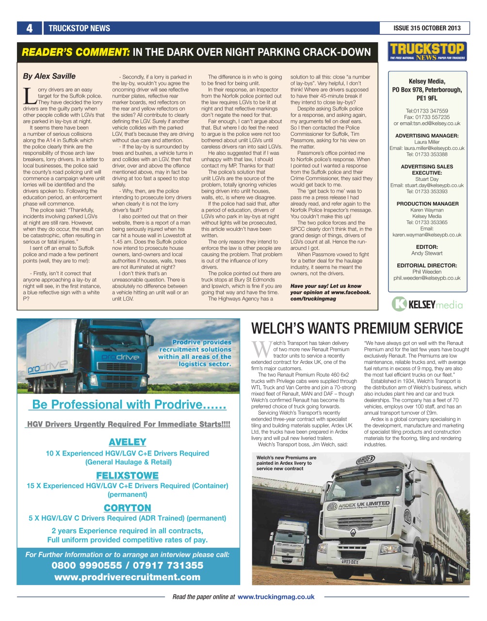 Truckstop News Preview Pages