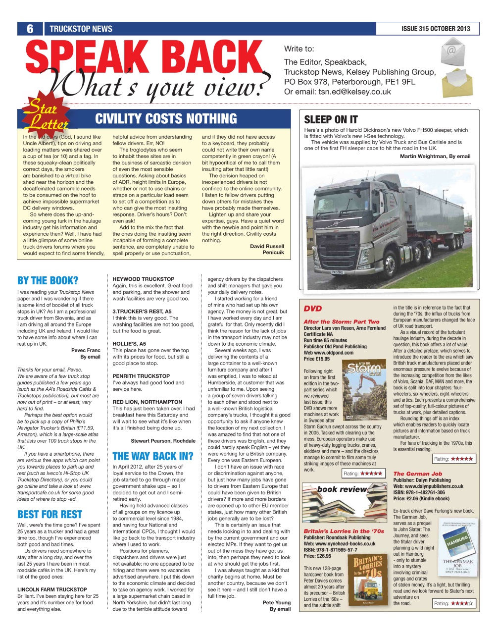 Truckstop News Preview Pages