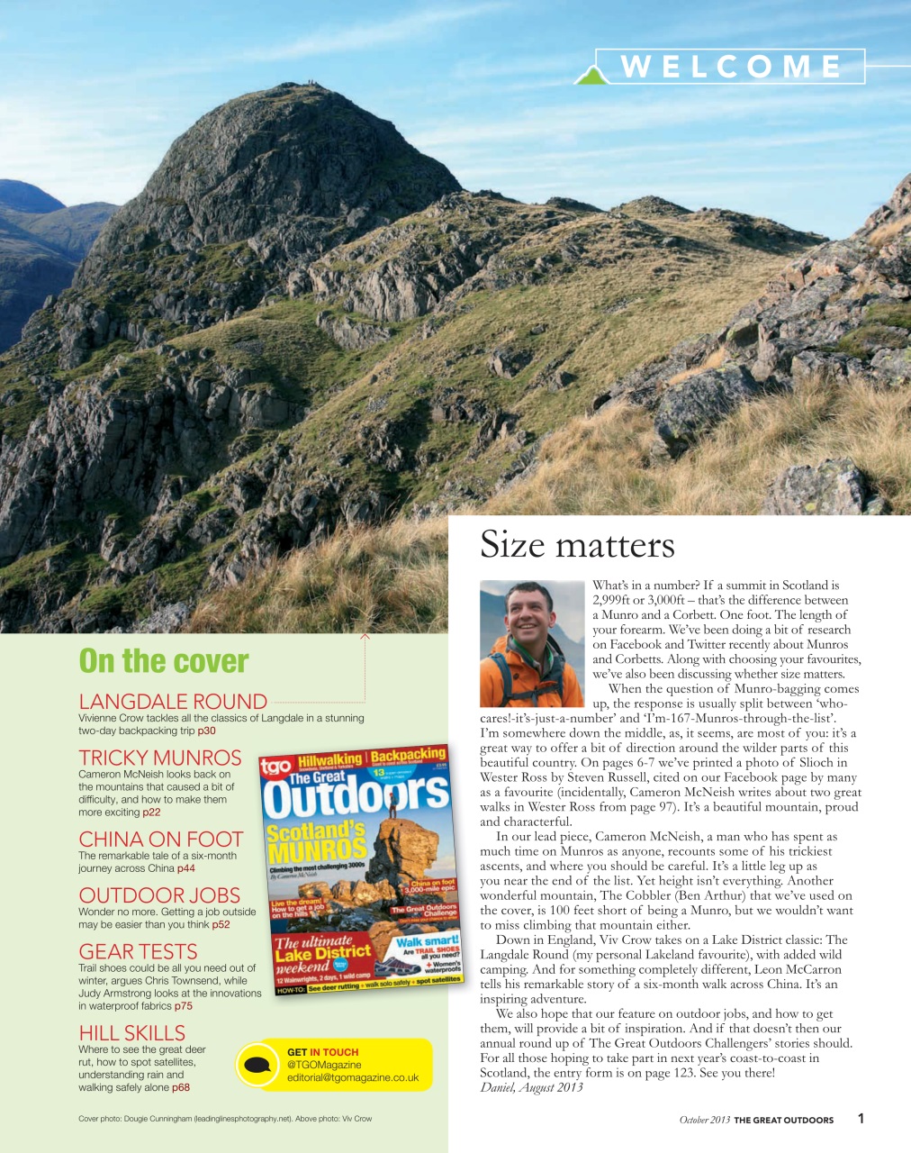 TGO - The Great Outdoors Magazine Preview Pages