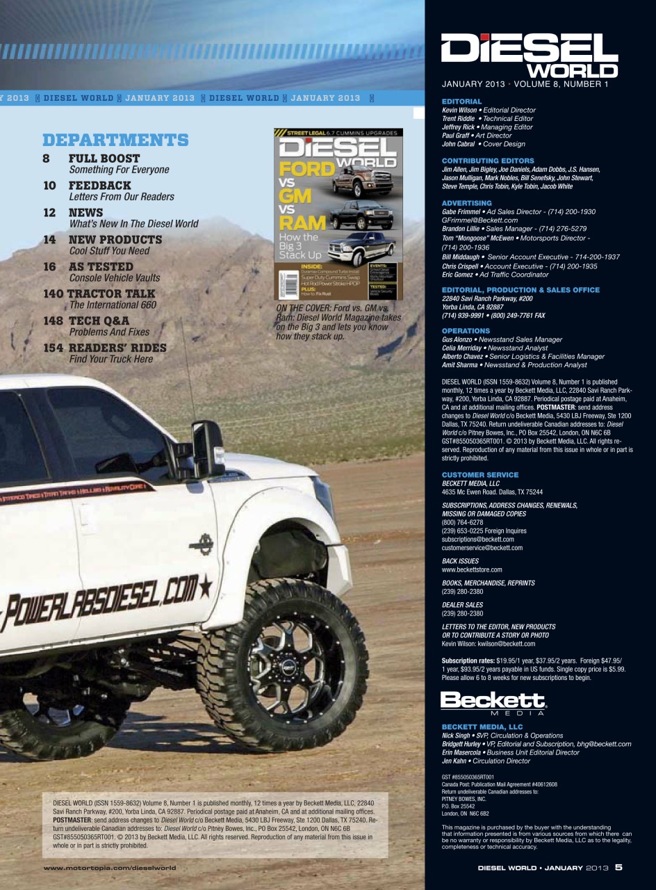 Diesel World Preview Pages