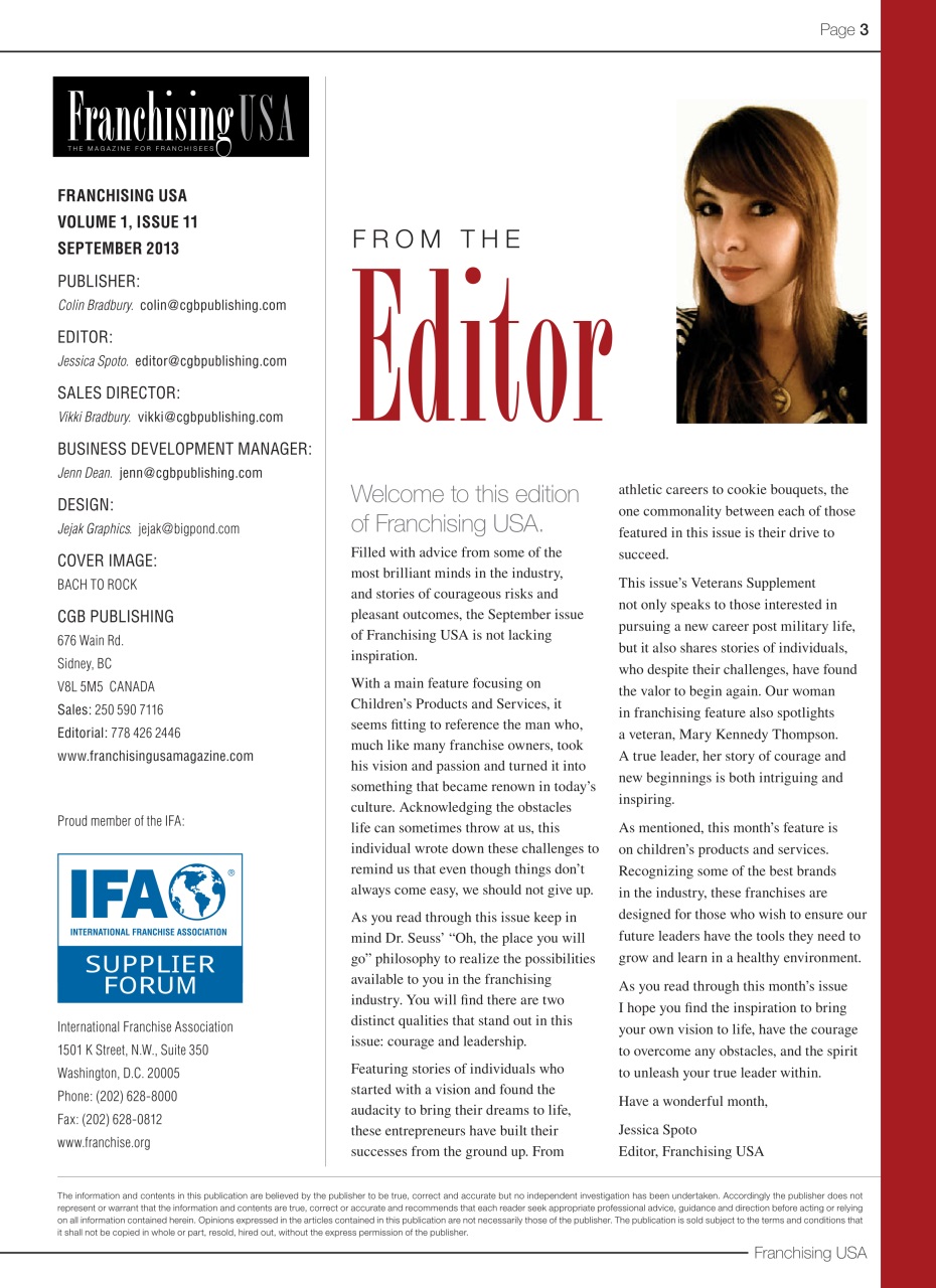 Franchising USA Preview Pages