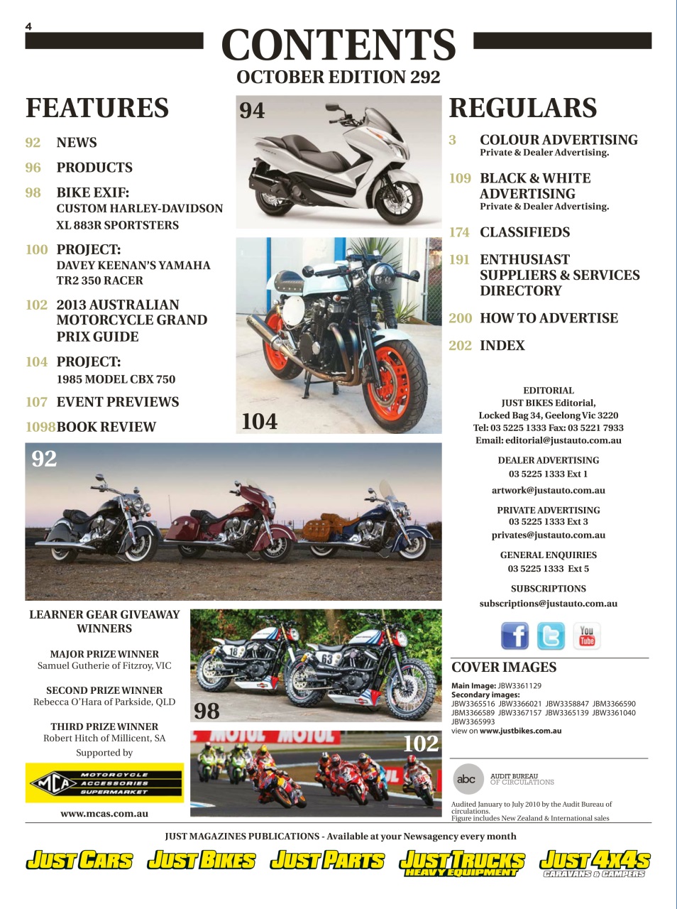 JUST BIKES Preview Pages