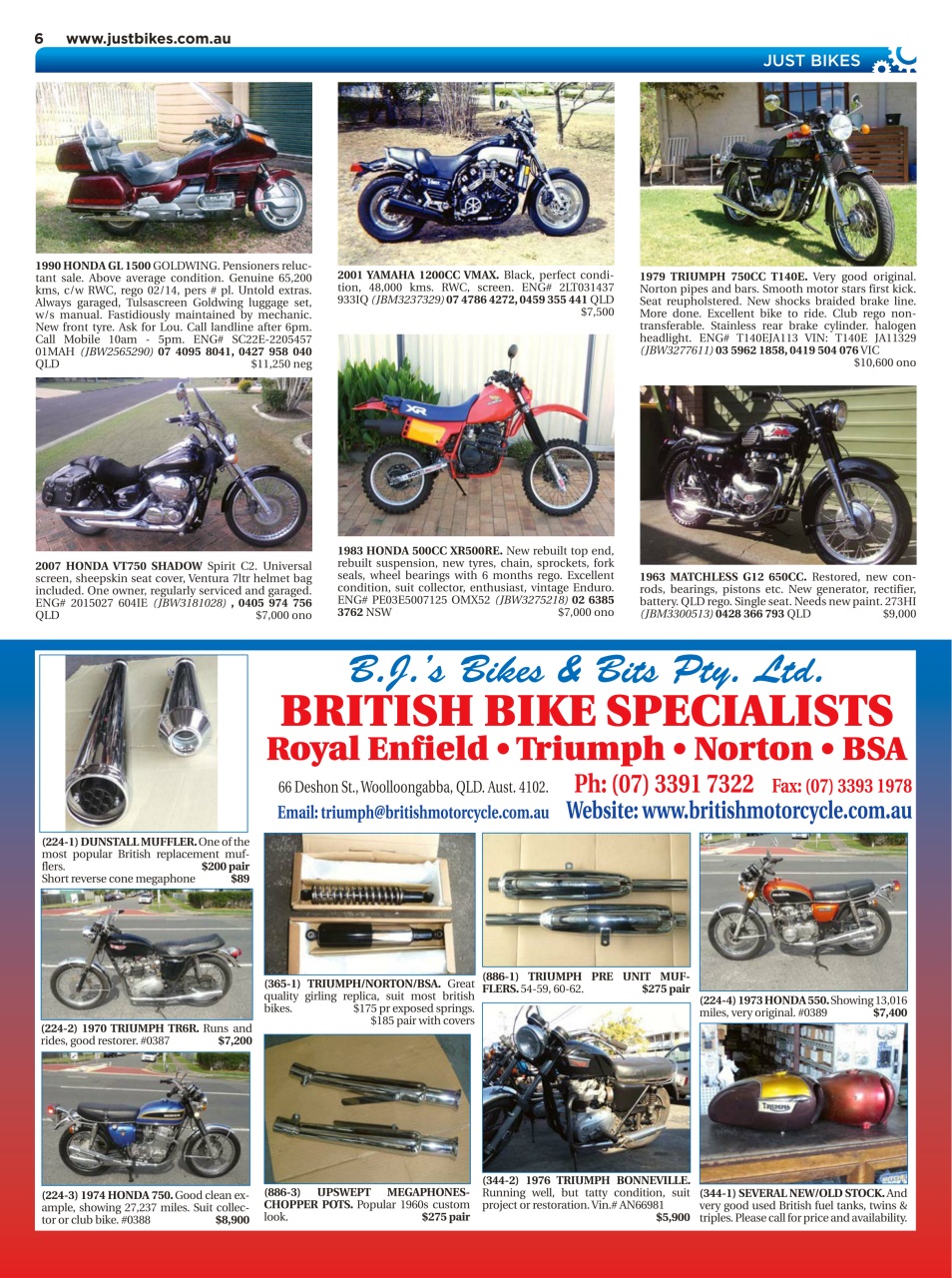 JUST BIKES Preview Pages