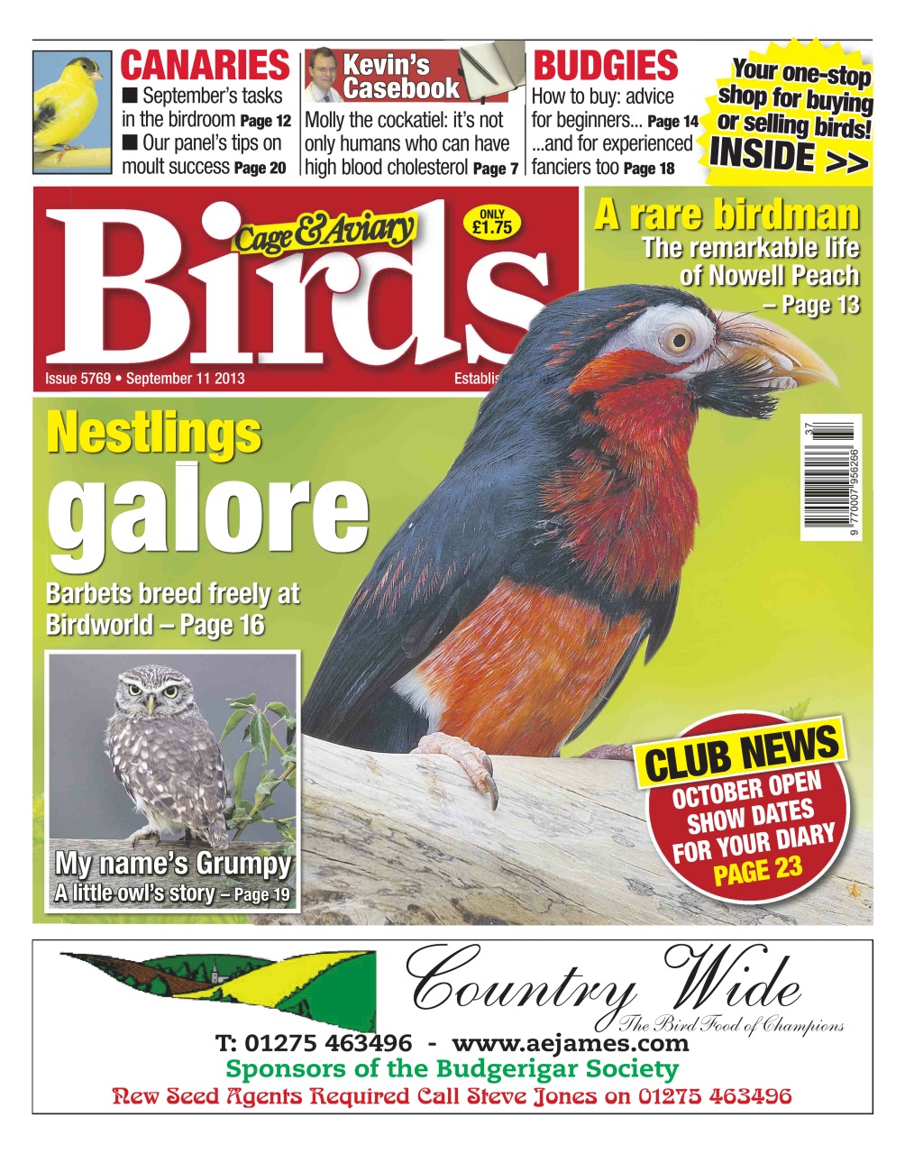 Cage & Aviary Birds Preview Pages