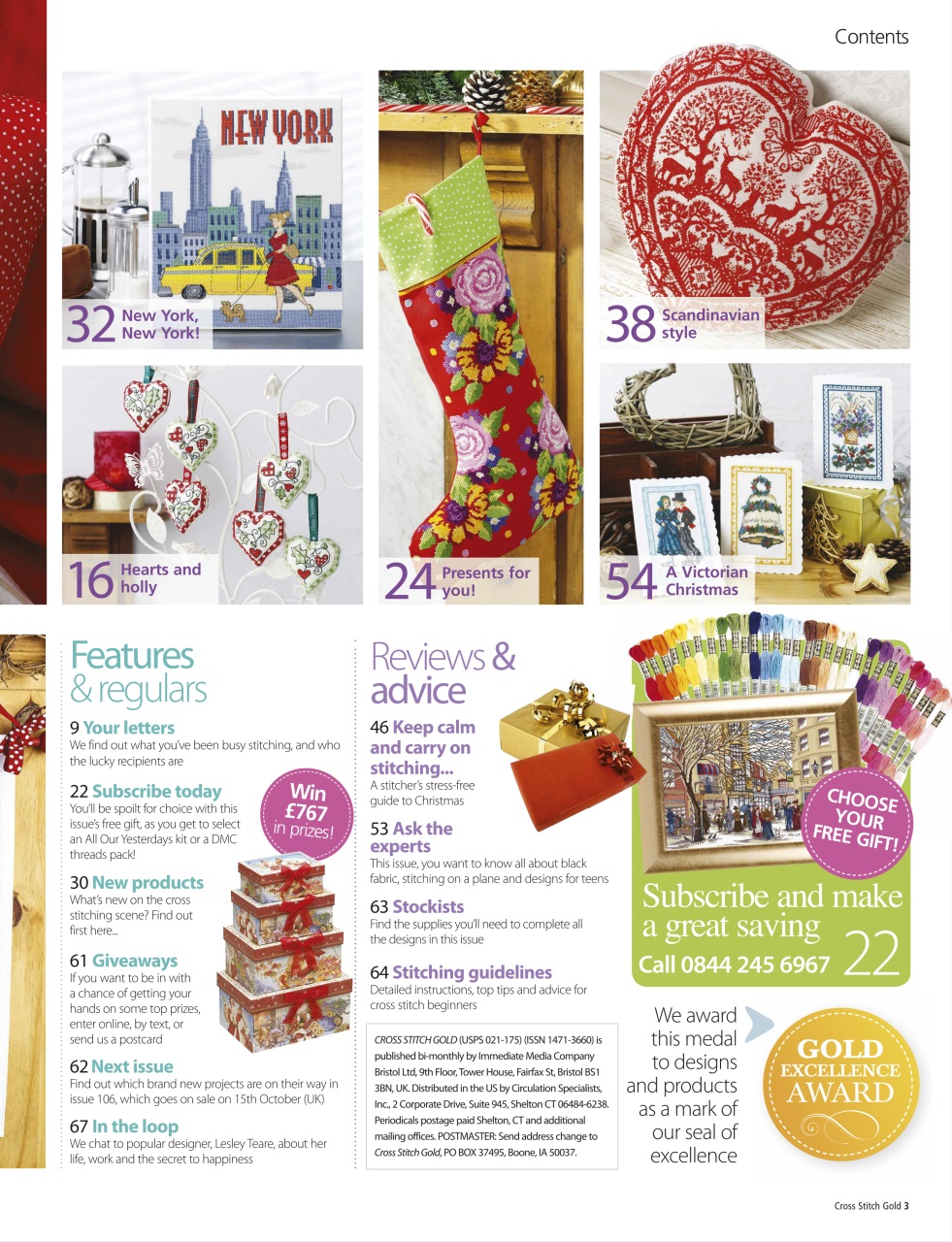 Cross Stitch Gold Preview Pages