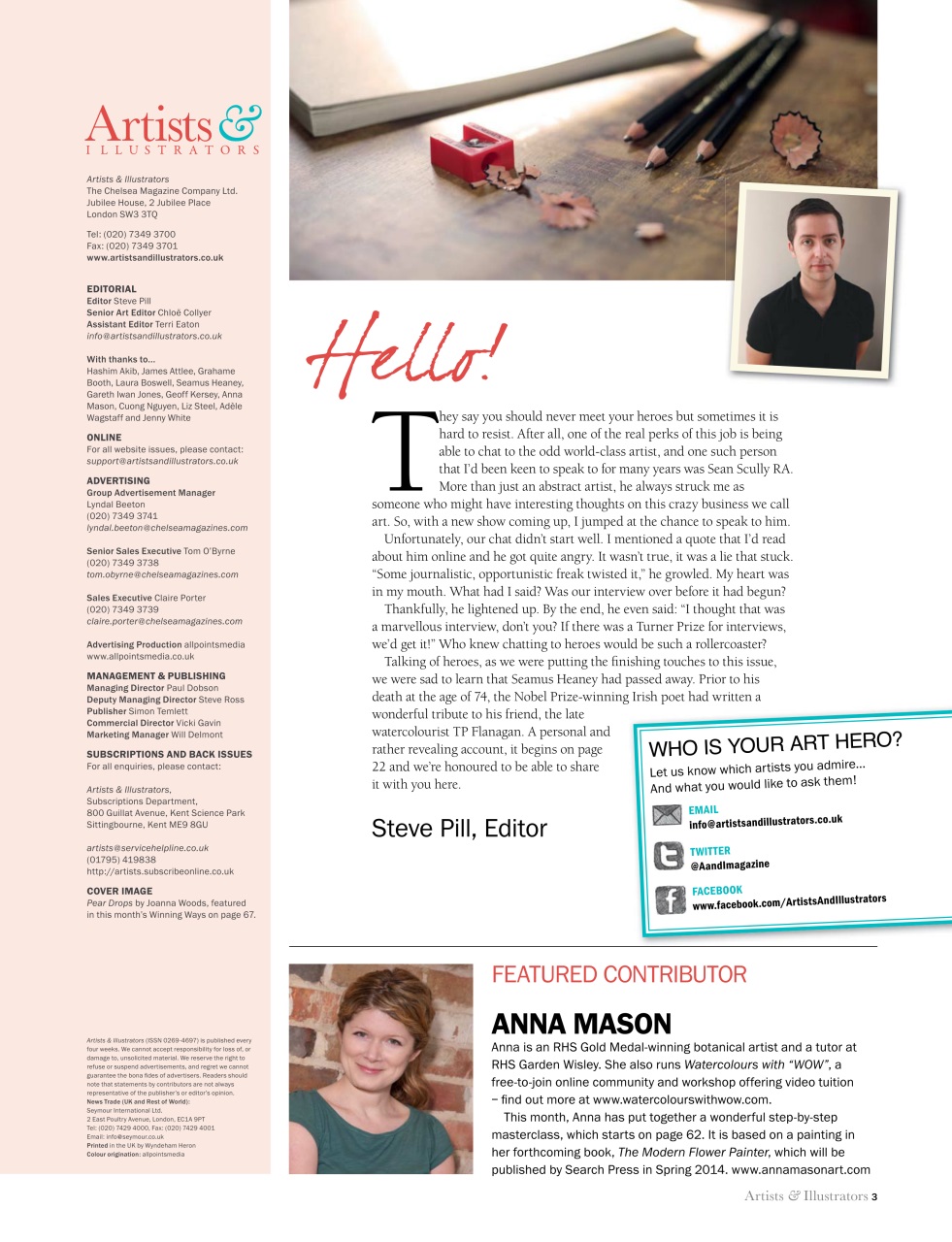 Artists & Illustrators Preview Pages