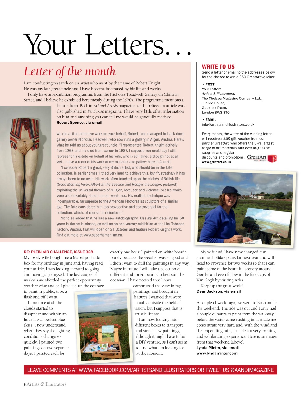 Artists & Illustrators Preview Pages