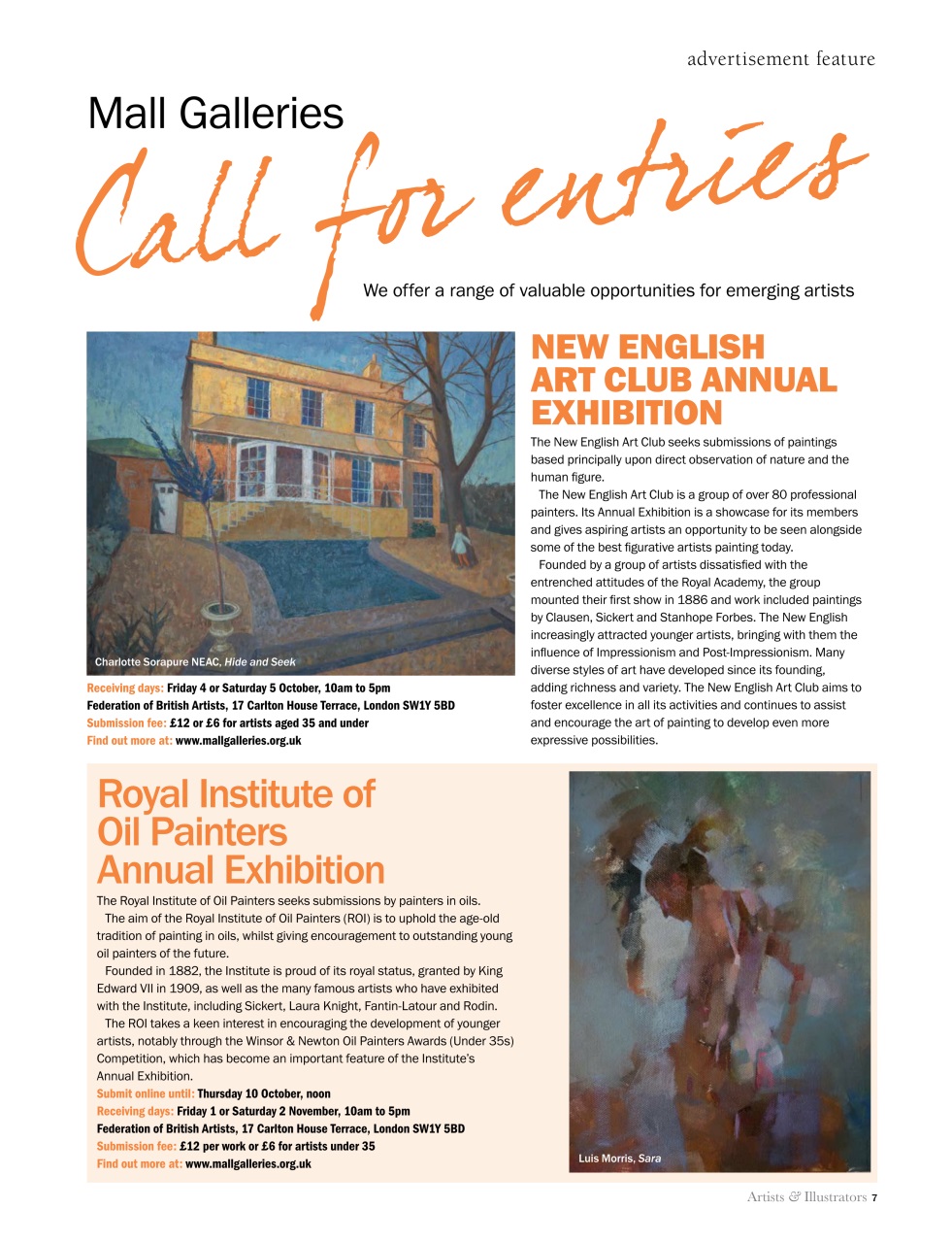 Artists & Illustrators Preview Pages
