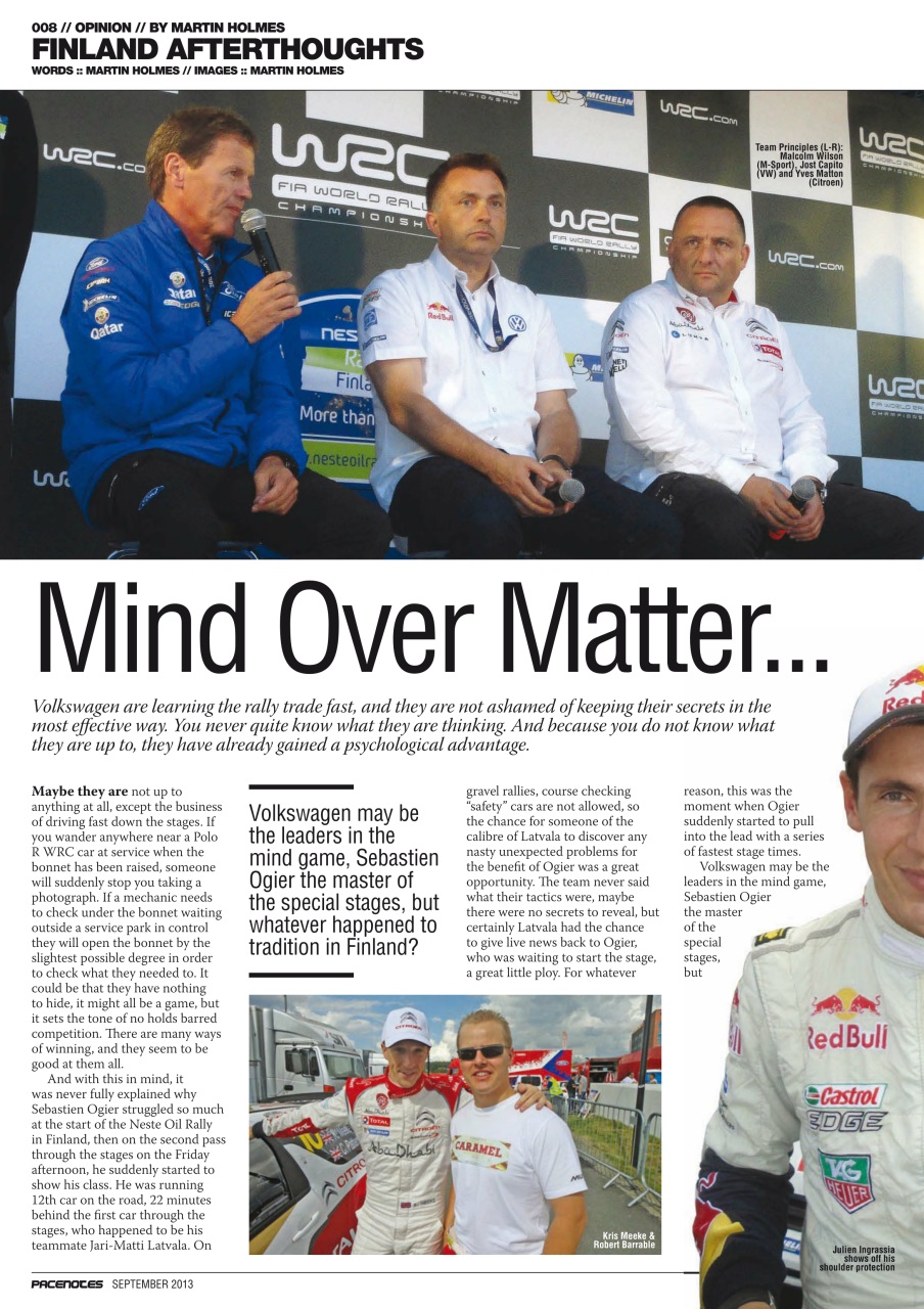 Pacenotes Rally magazine Preview Pages