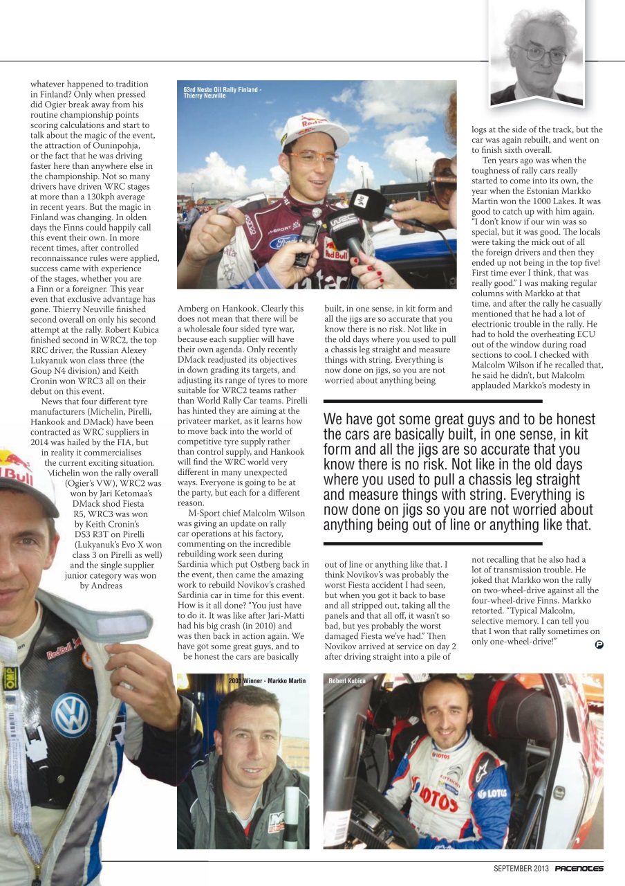 Pacenotes Rally magazine Preview Pages