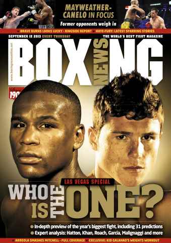 Boxing News issue September 10 2013