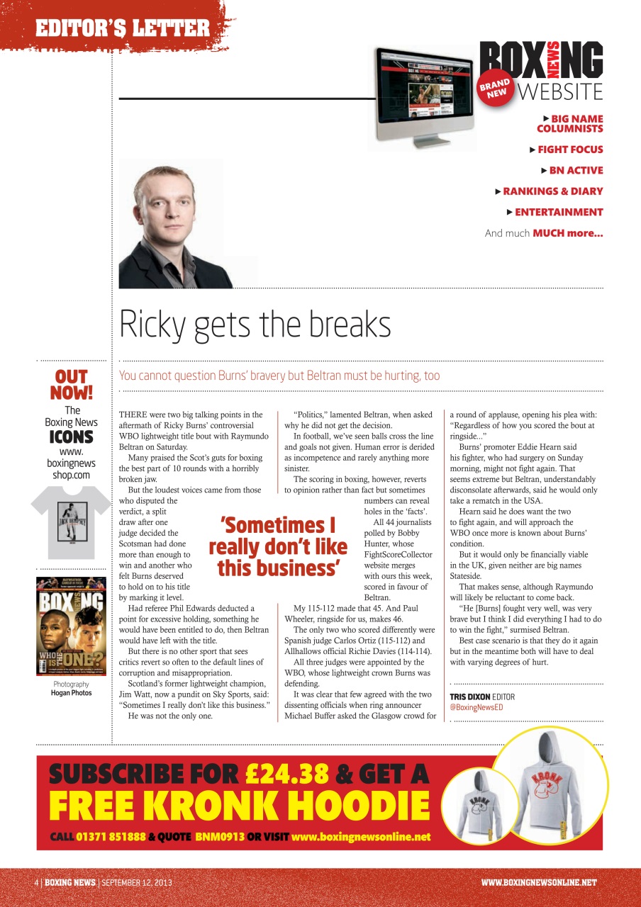 Boxing News Preview Pages