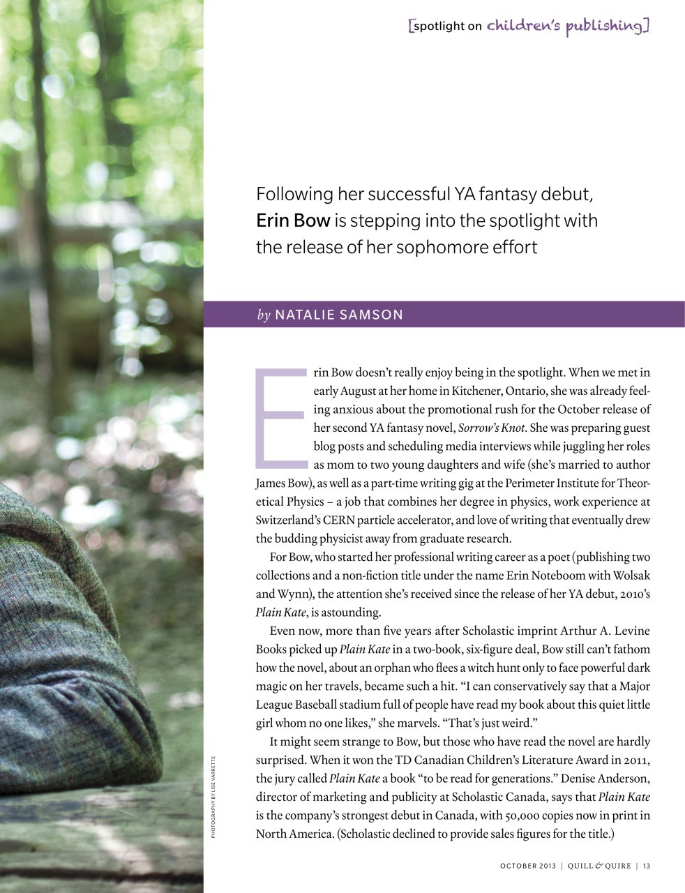 Quill & Quire Preview Pages