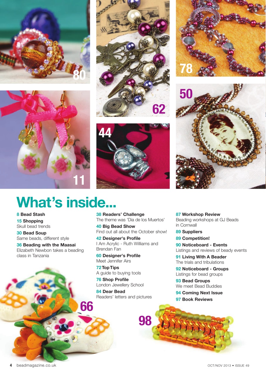 Bead & Jewellery Magazine Preview Pages