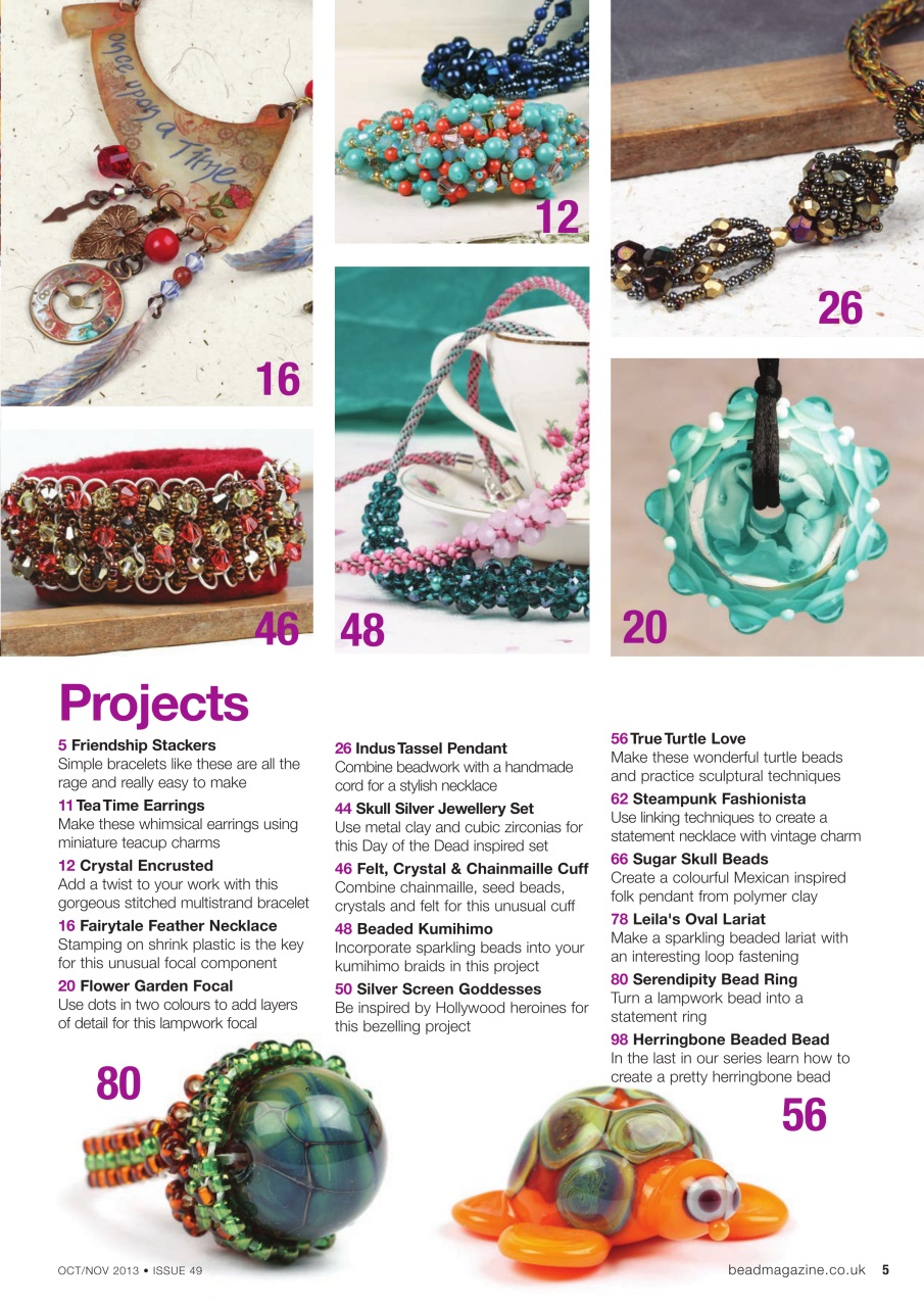 Bead & Jewellery Magazine Preview Pages