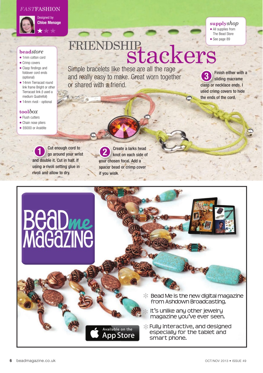 Bead & Jewellery Magazine Preview Pages