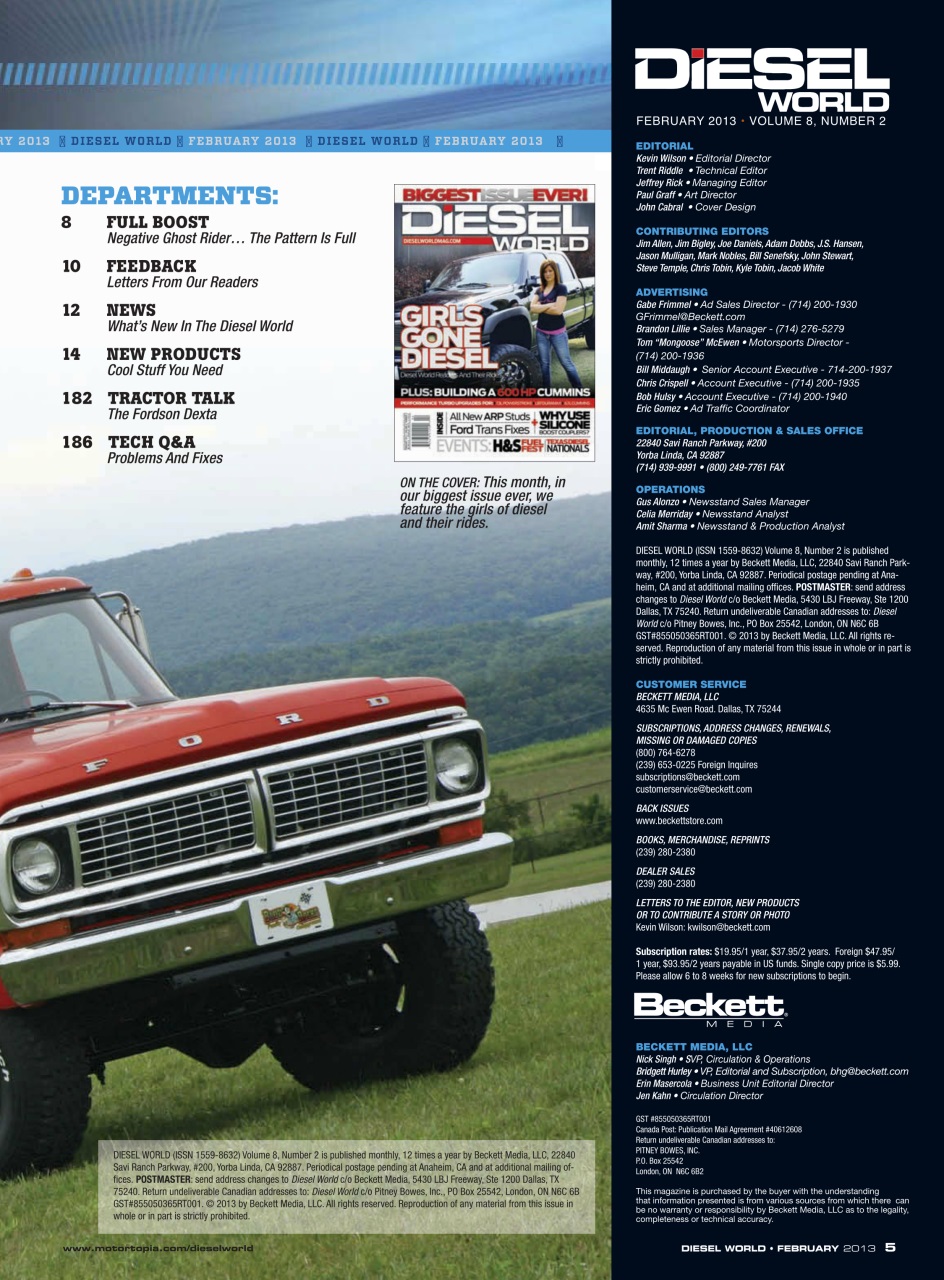 Diesel World Preview Pages