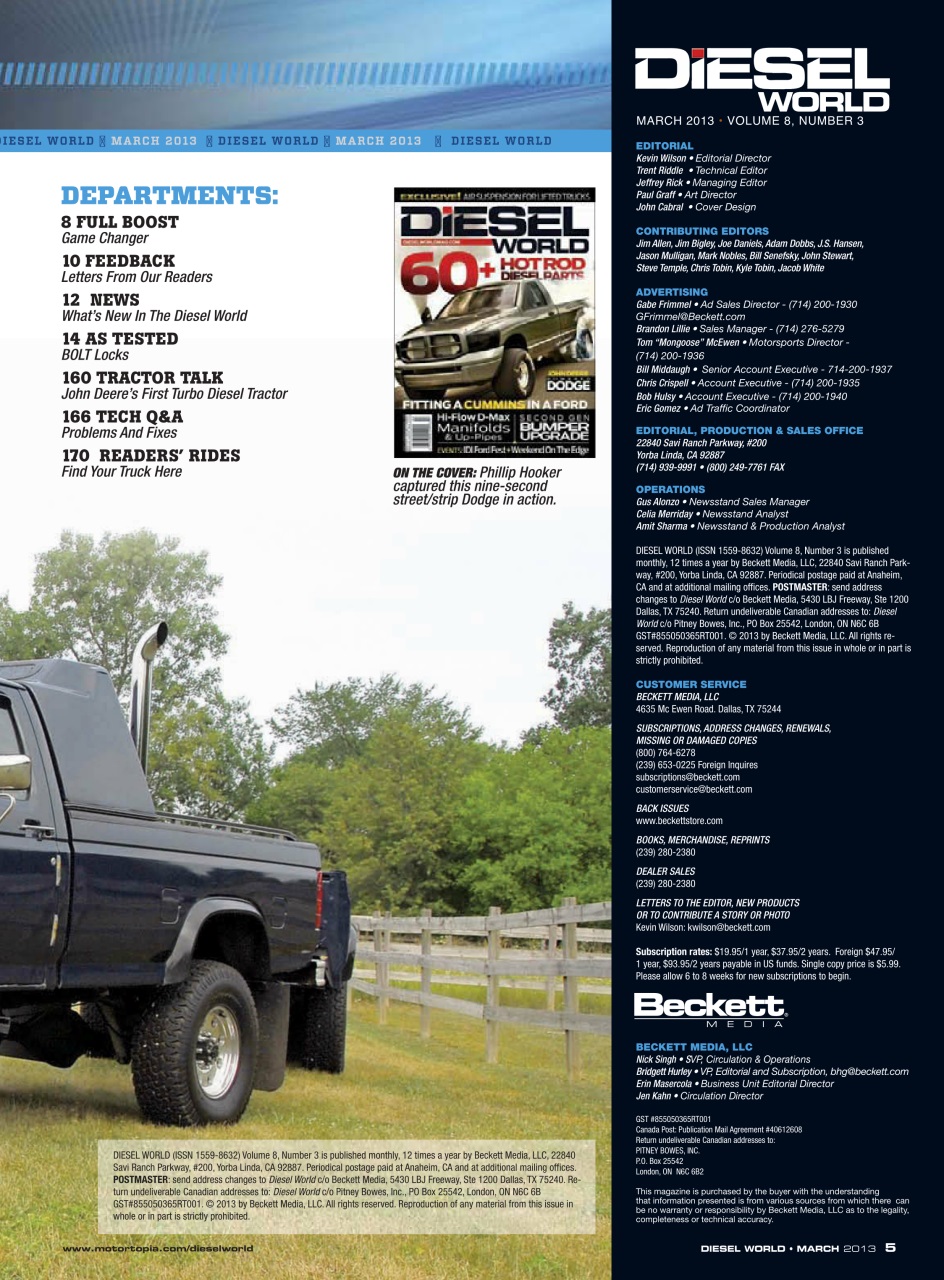 Diesel World Preview Pages