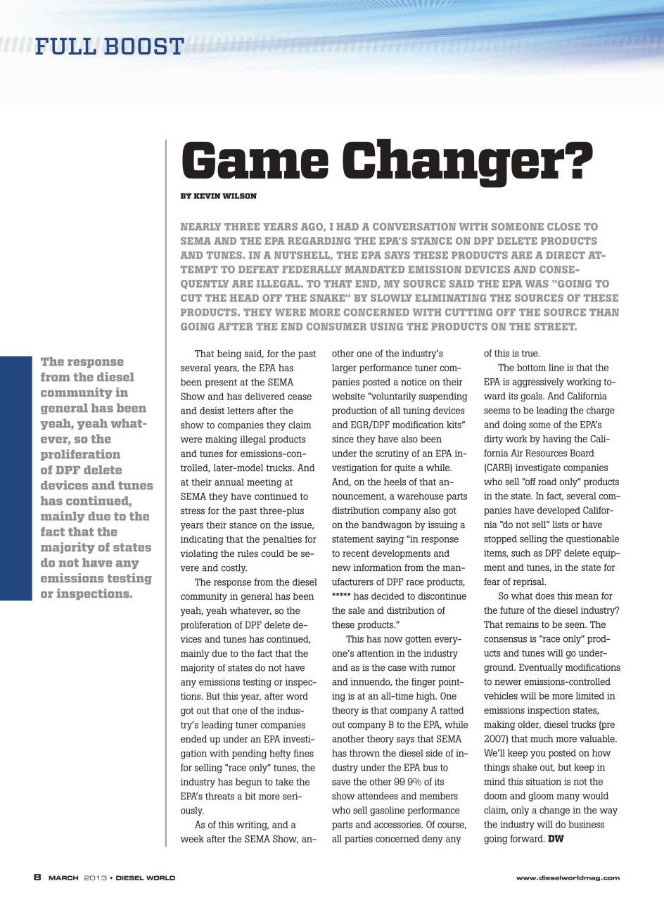 Diesel World Preview Pages