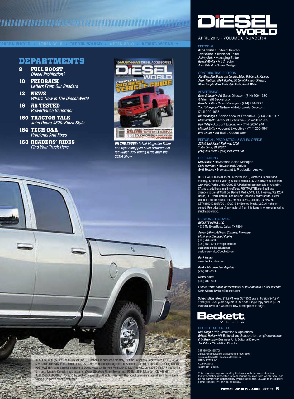 Diesel World Preview Pages