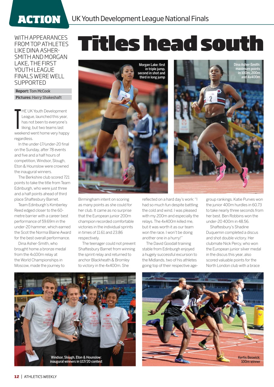 AW – Athletics Weekly Magazine Preview Pages