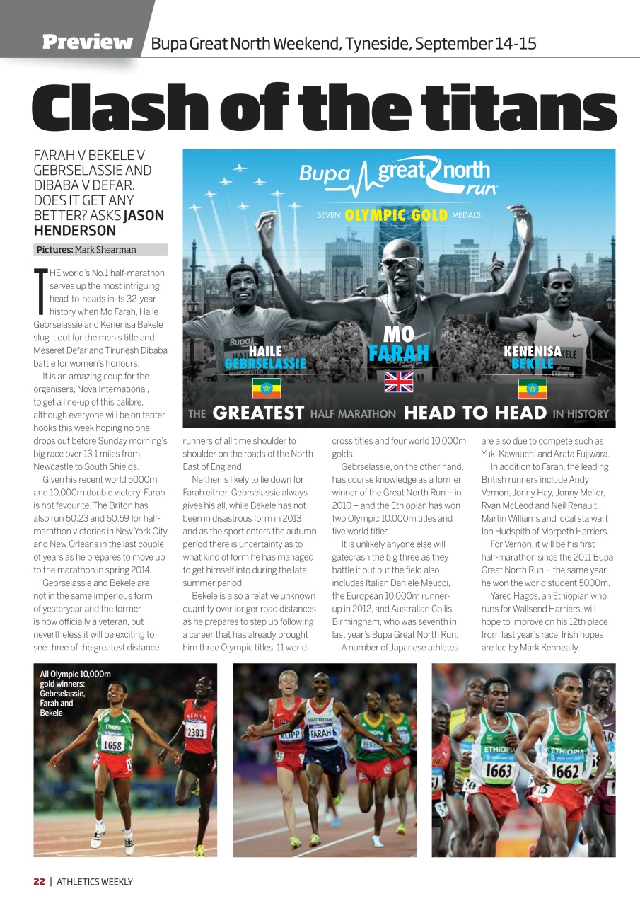 AW – Athletics Weekly Magazine Preview Pages