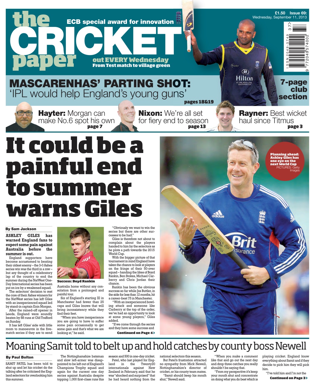 The Cricket Paper Preview Pages