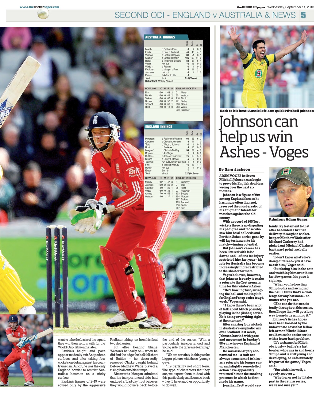 The Cricket Paper Preview Pages