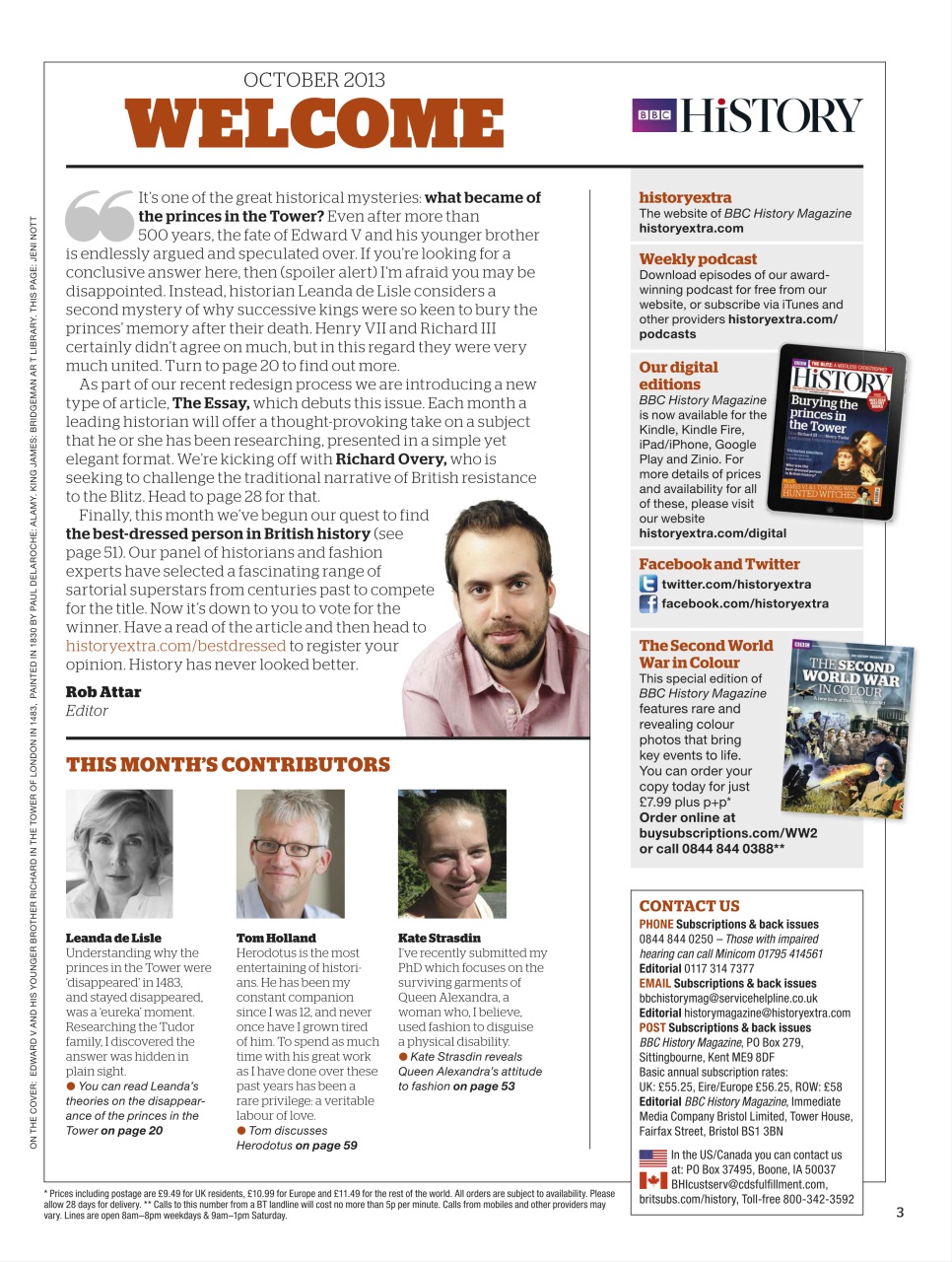 BBC History Magazine Preview Pages