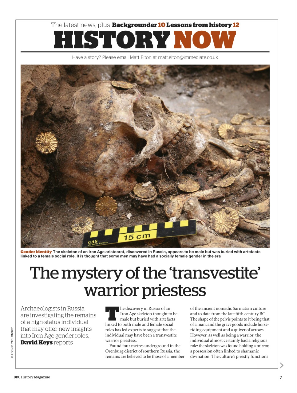 BBC History Magazine Preview Pages