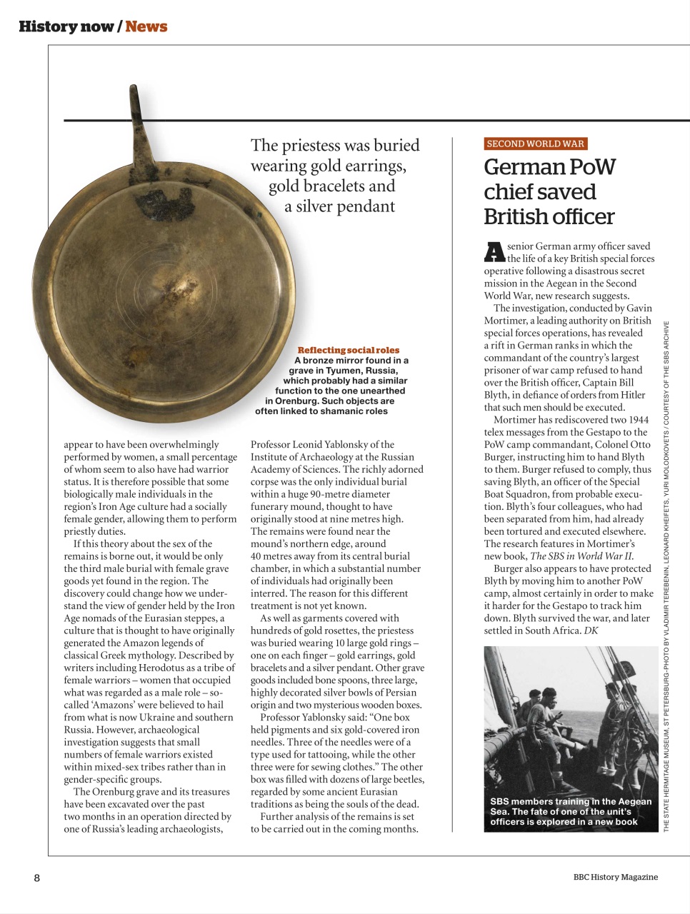 BBC History Magazine Preview Pages