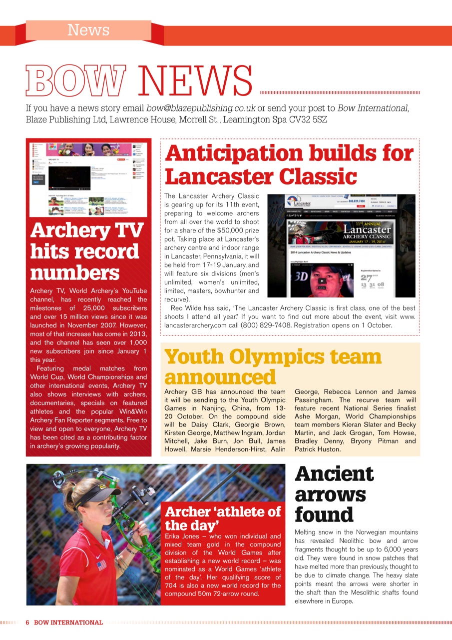 Bow International Preview Pages