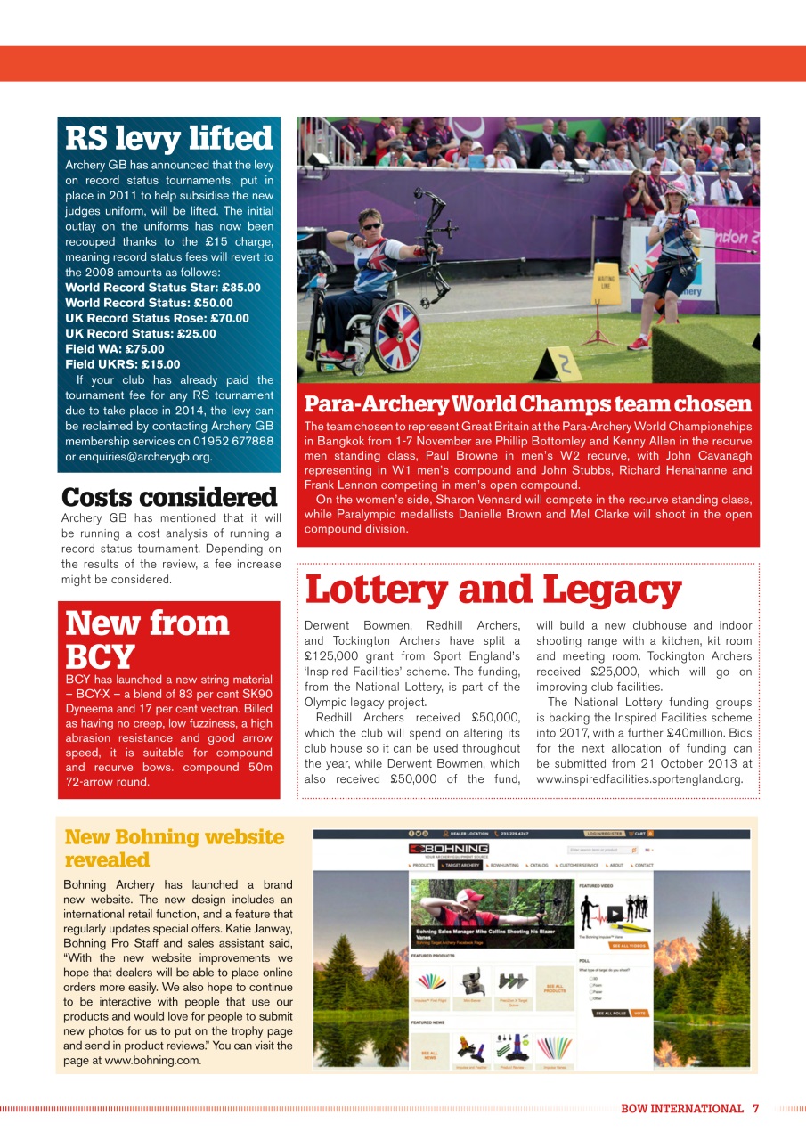 Bow International Preview Pages