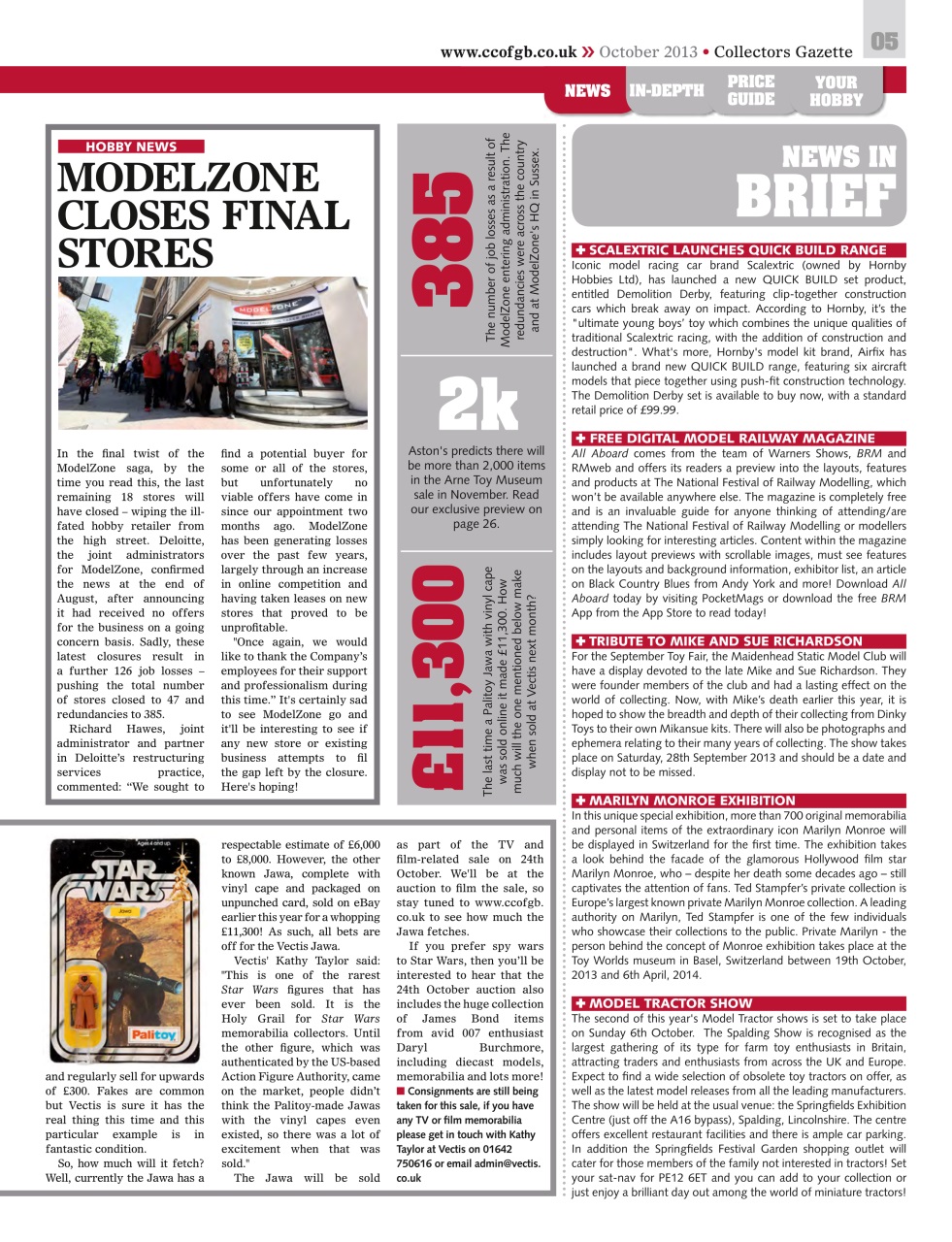 Collectors Gazette Preview Pages