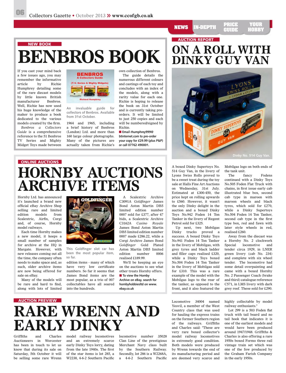 Collectors Gazette Preview Pages