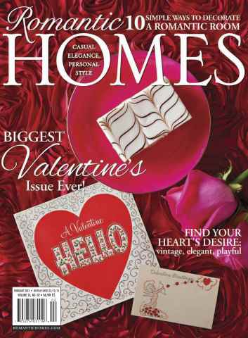 Romantic Homes issue February 2013